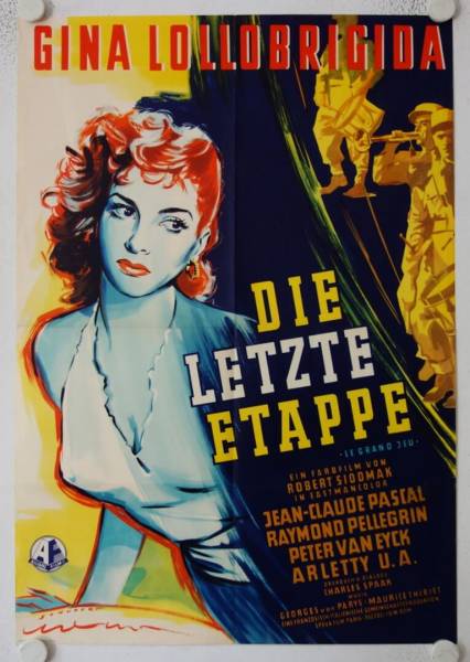 Die letzte Etappe originales deutsches Filmplakat