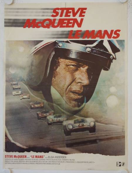 Le Mans originales Filmplakat aus Frankreich