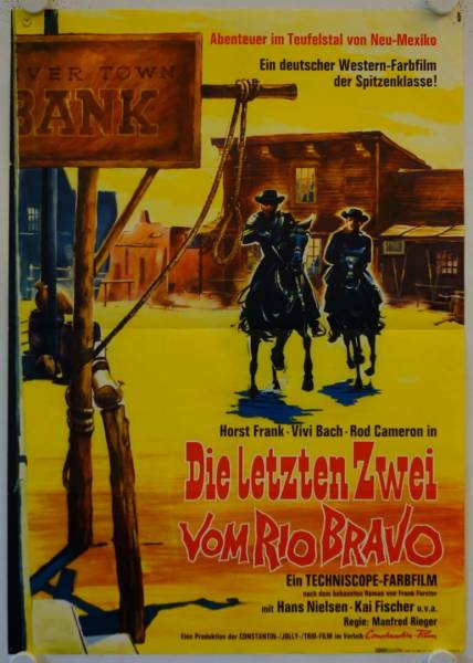 Die letzten Zwei vom Rio Bravo originales deutsches Filmplakat