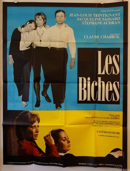 Les Biches - Bad Girls original release large french movie poster