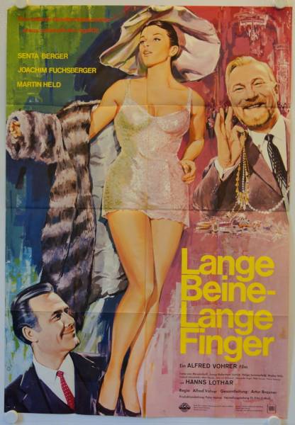 Long Legs, Long Fingers original release german double-panel movie poster