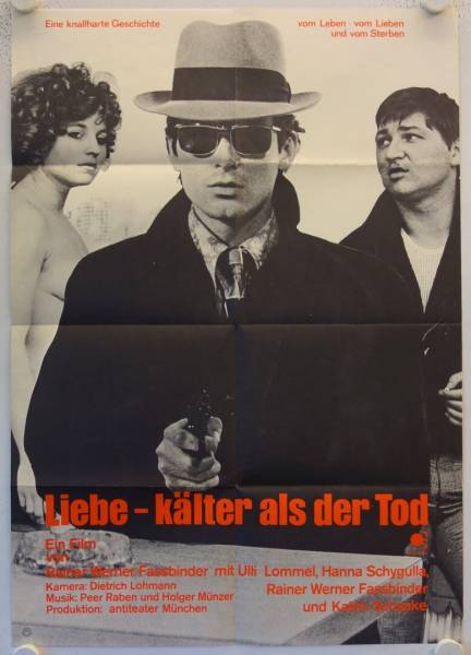 Liebe ist kälter als der Tod originales deutsches Filmplakat