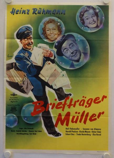 Mailman Mueller original release german movie poster