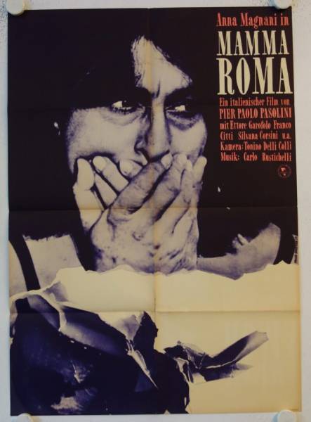 Mamma Roma original release east-german movie poster