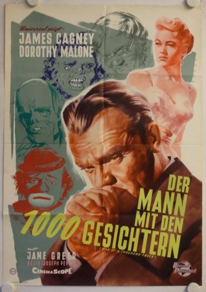 Man of a Thousand Faces original release german movie poster