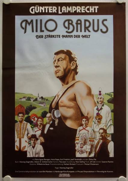 Milo Barus, der stärkste Mann der Welt originales deutsches Filmplakat