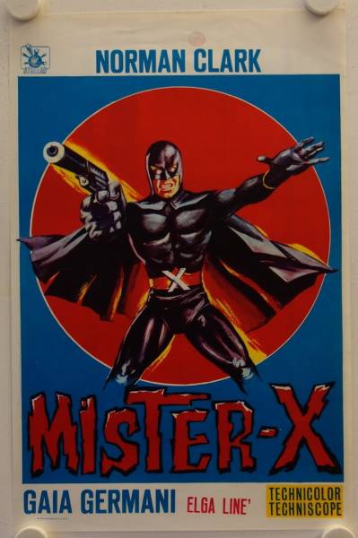 Mister X original release Belgian movie poster