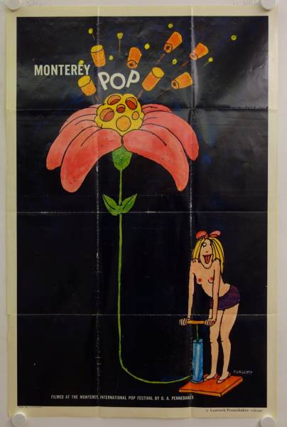 Monterey Pop originales US Filmplakat