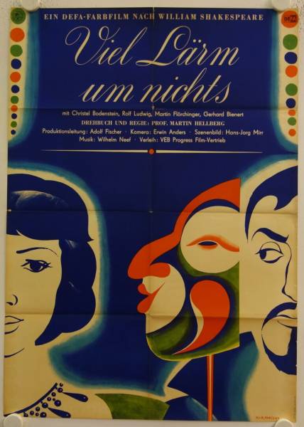 Much Ado About Nothing original release east-german movie poster