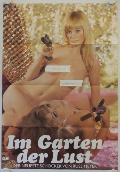 Im Garten der Lust originales deutsches Filmplakat