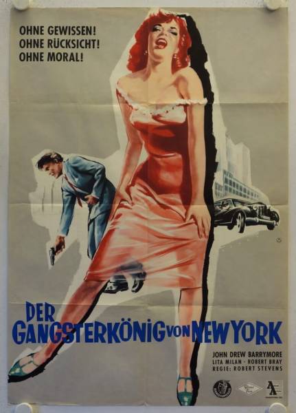 Never love a Stranger original release german movie poster