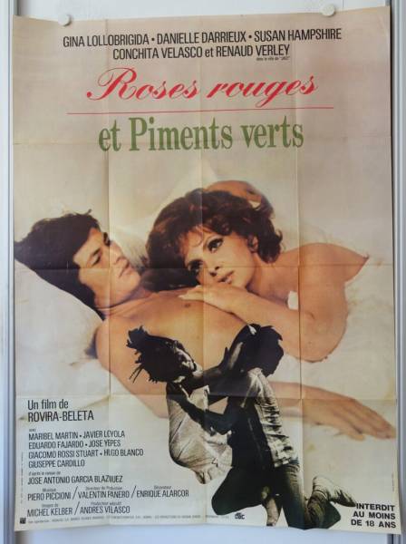 No encontré rosas para mi madre - The Lonely Woman original release large french movie poster