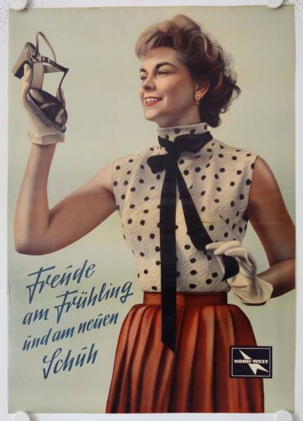 Nordwest Shoes - Joy of Spring original release german advertising poster