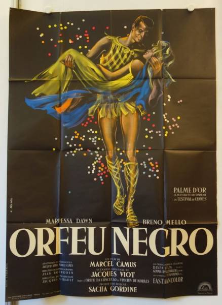 Orfeu Negro - Black Orpheus original release large french movie poster