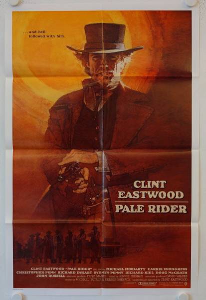 Pale Rider - Der namenlose Reiter originales US Filmplakat