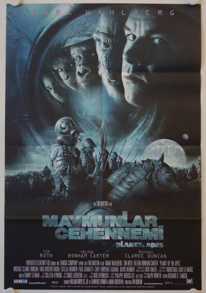 Planet der Affen originales türkisches Filmplakat