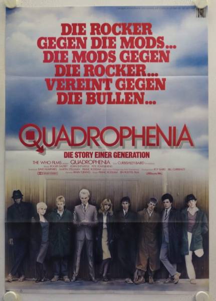 Quadrophenia original release german movie poster