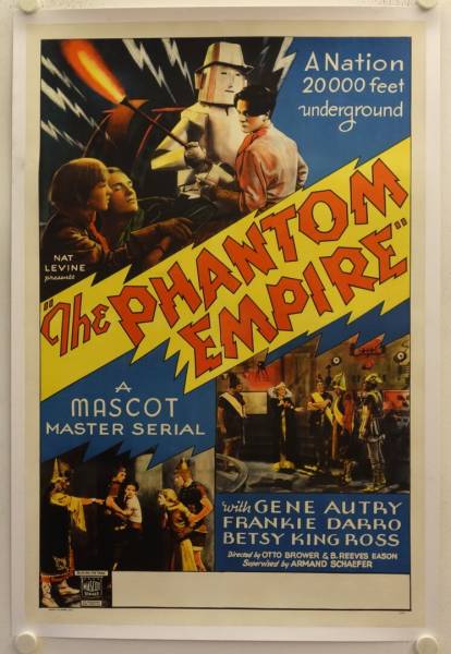 The Phantom Empire originales US Onesheet Filmplakat