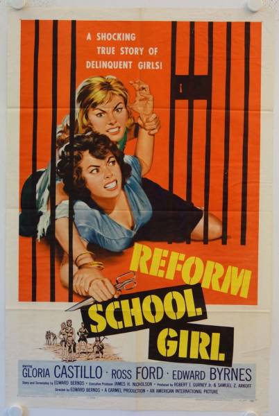 Reform School Girl original release US Onesheet movie poster