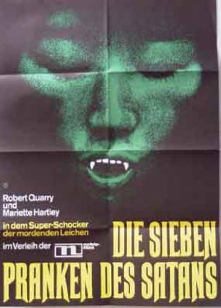 The Return of Count Yorga original release german movie poster