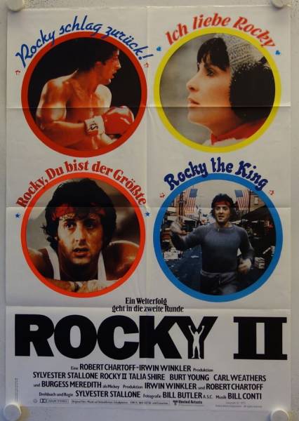 Rocky 2 originales deutsches Filmplakat