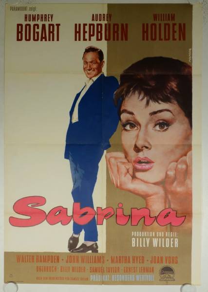 Sabrina originales deutsches Filmplakat