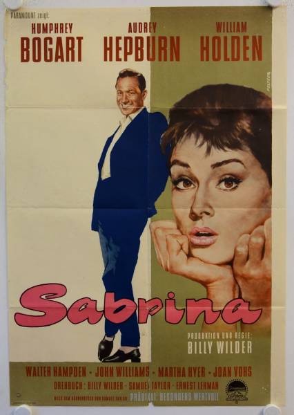 Sabrina re-release german movie poster