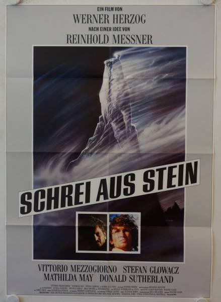 Scream of Stone original release german movie poster