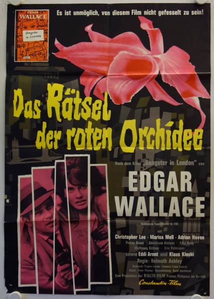 Secret of the Red Orchid original release german movie poster