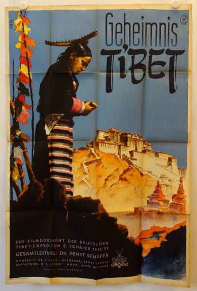 Secret Tibet original release german movie poster