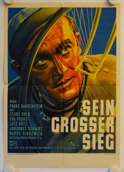 Sein grosser Sieg originales DDR Filmplakat