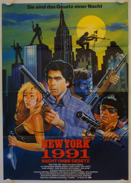 New York 1991 - Nacht ohne Gesetz originales deutsches Filmplakat