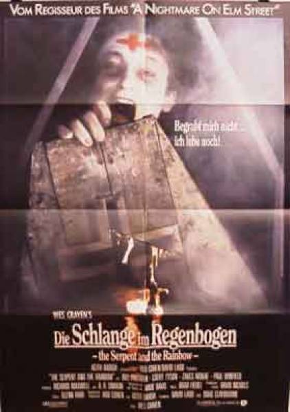 Die Schlange im Regenbogen originales deutsches Filmplakat