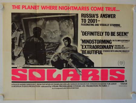 Solaris originales britisches Filmplakat