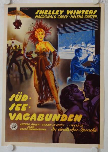 Südsee-Vagabunden originales deutsches Filmplakat
