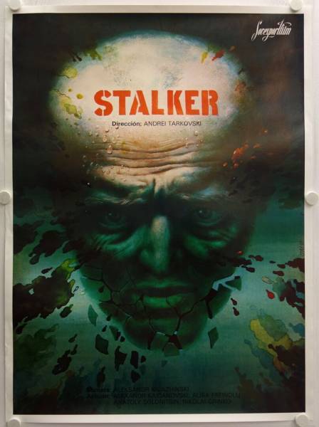 Stalker original release russian export movie poster