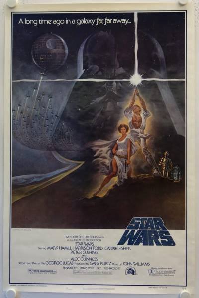 Star Wars original release US Onesheet movie poster