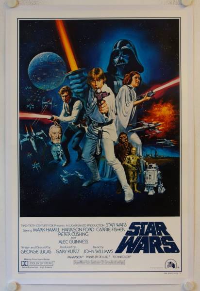 Star Wars original release US Onesheet movie poster