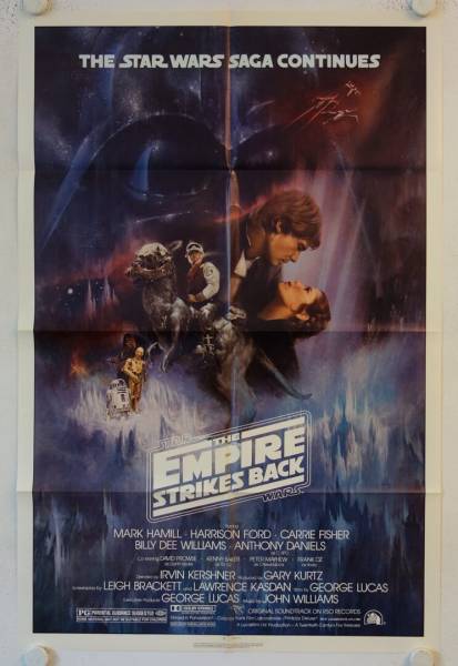 Star Wars - The Empire Strikes Back original release US Onesheet movie poster