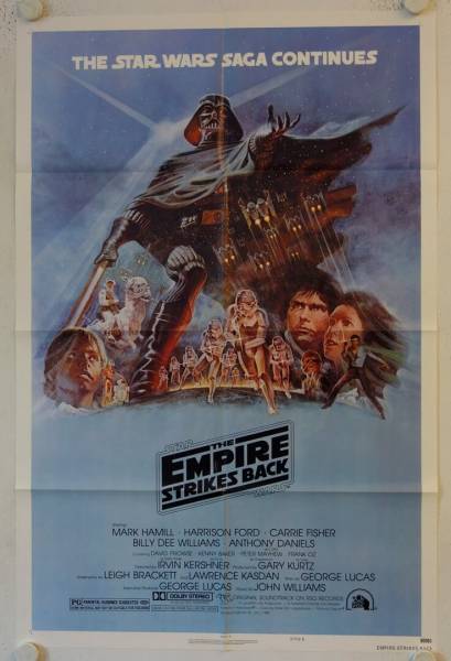 Star Wars - The Empire Strikes Back original release US Onesheet movie poster