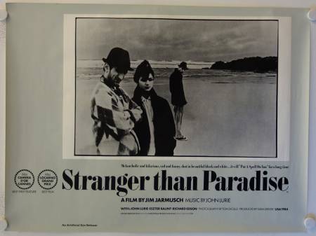 Stranger than Paradise original release british quad movie poster