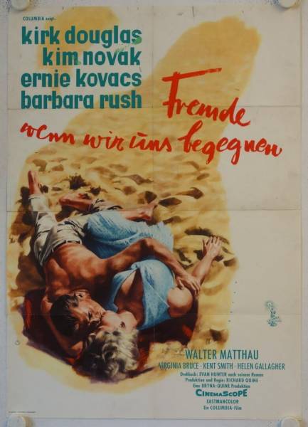 Strangers when we meet original release german movie poster