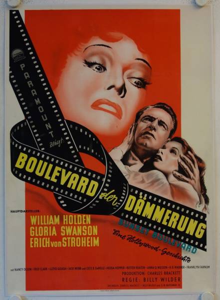 Boulevard der Dämmerung originales deutsches Filmplakat