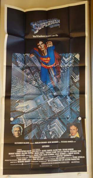 Superman originales US 3-Sheet Filmplakat