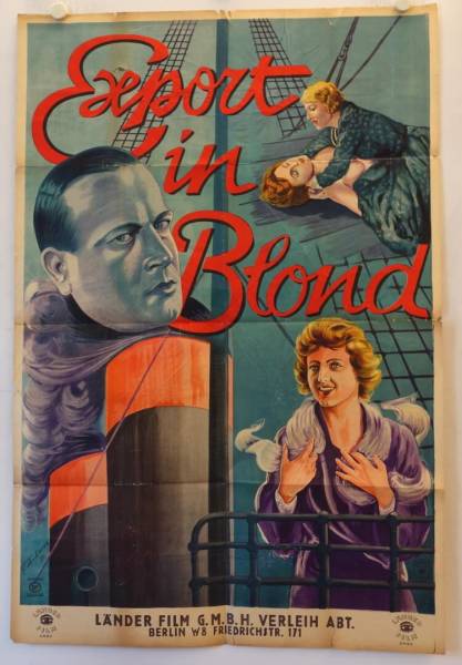 Export in Blond originales deutsches Filmplakat