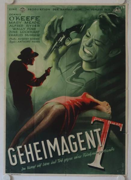 T-Men original release german movie poster