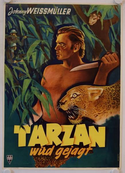 Tarzan and the Huntress original release german movie poster