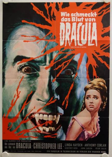 Taste the Blood of Dracula original release german movie poster