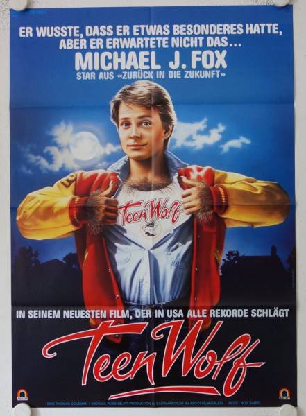 Teen Wolf original release german movie poster