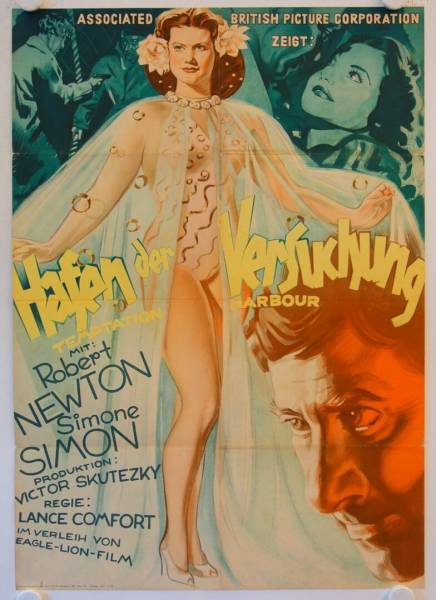 Temptation Harbour original release german movie poster